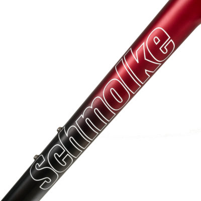 Schmolke Carbon Aerrow burgundy Frameset down tube